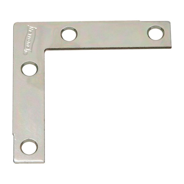 National Hardware 2.5 in. H X 0.5 in. W X 0.07 in. D Zinc-Plated Steel Outside Corner Brace N113-928 - main